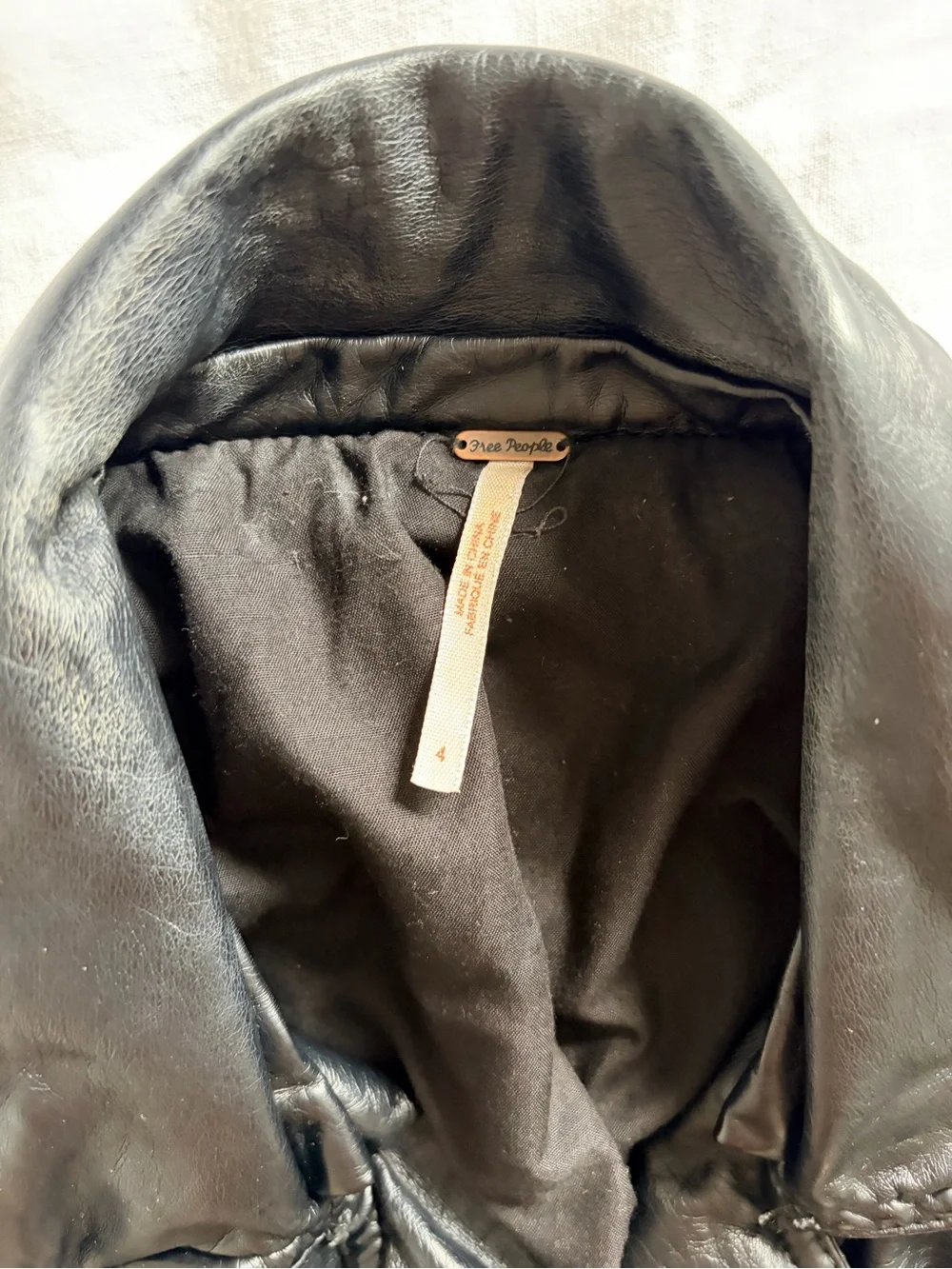 Free People Vegan Leather Moto Jacket - 4